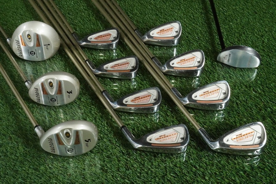 KNIGHT ELECTRA OVERSIZE GOLF SET 12pc. WOMEN'S LADIES GRAPHITE LIGHT FLEX RH