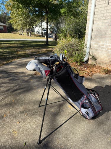 USKG Complete Golf Set 60" TS3 v5Driver 3W 4H 5-PW 52 56 60 Youth Junior Bag