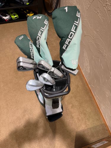 Women's Wilson Profile Right Handed Clubs (Full Set) Ladies Flex 10 Pieces (Used)