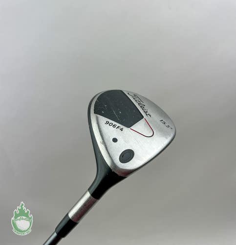 Right Handed Titleist 906F4 3 Wood 15.5* Diamana 75g Stiff Flex Graphite Golf