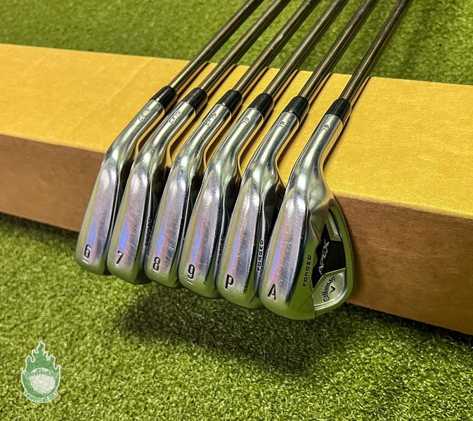 Used RH Callaway APEX Forged '19 Irons 6-PW/AW Regular Flex Graphite Golf Set