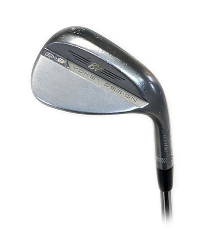 Titleist Vokey Design SM8 54*/10* S Grind Steel BV Wedge Flex