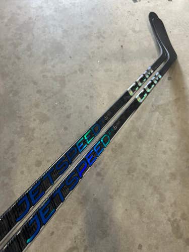 Pro Stock 2-PACK CCM Jetspeed FT6 Pro Senior Sticks - 85 Flex, P92M Curve (NEW) (READ DESCRIPTION)