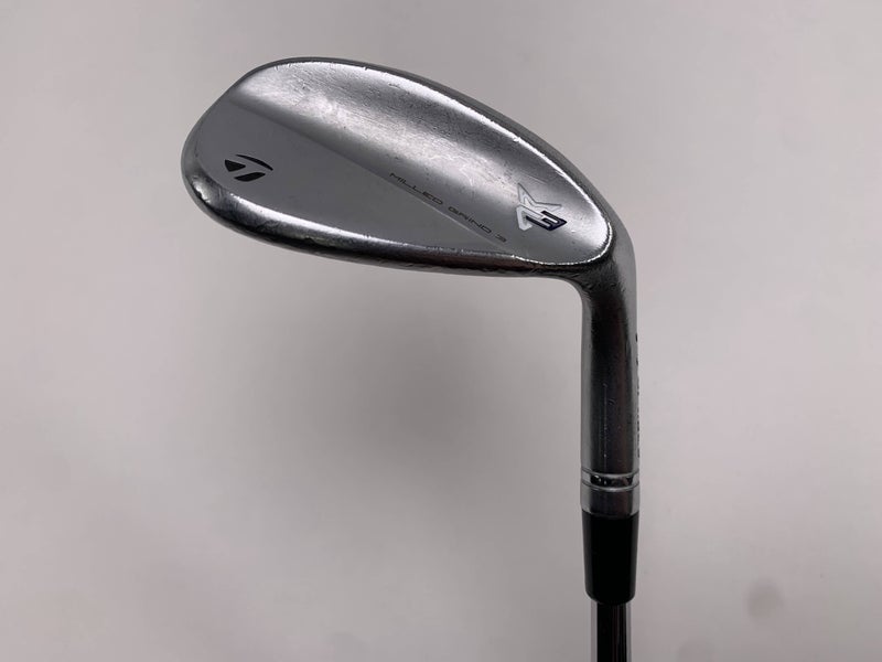TaylorMade Milled Grind 3 Raw Chrome Sand Wedge SW 56* 8 DG S200 Mens RH