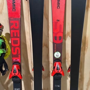 Unisex Atomic Race 152 cm SL Racing Skis With Bindings (Used)