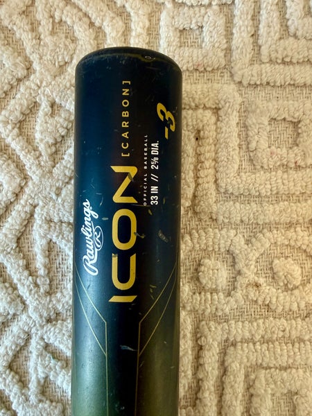 2023 Rawlings ICON BBCOR -3 Composite bat 33/30 | $5 SHIPPING
