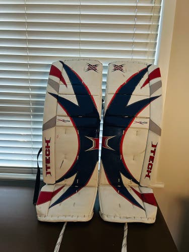 Itech 4.8 X Factor Senior pads, size 36+1,good condition