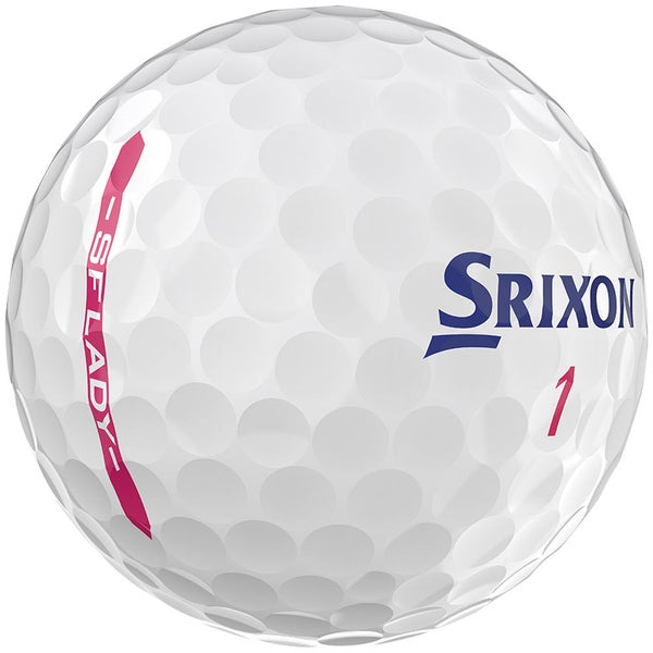 Srixon Soft Feel Lady Golf Balls Double Dozen (White, 24pk) 2dz 2025 NEW