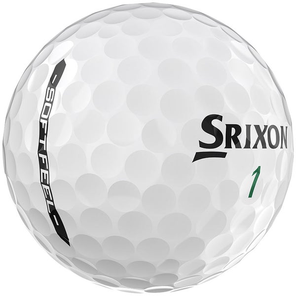 Srixon Soft Feel Golf Balls Double Dozen (White, 24pk) 2dz 2025 NEW