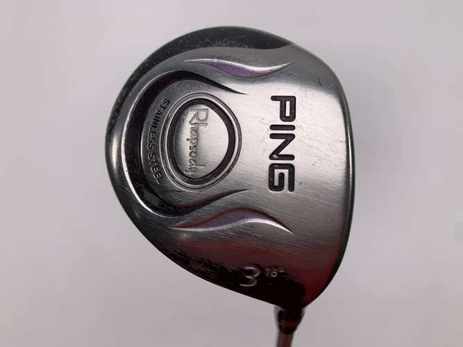 Ping Rhapsody 3 Fairway Wood 18* ULT 129 Ultra Light Ladies Graphite Womens RH