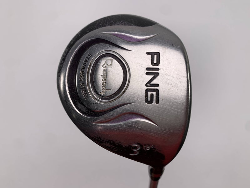 Ping Rhapsody 3 Fairway Wood 18* ULT 129 Ultra Light Ladies Graphite Womens RH
