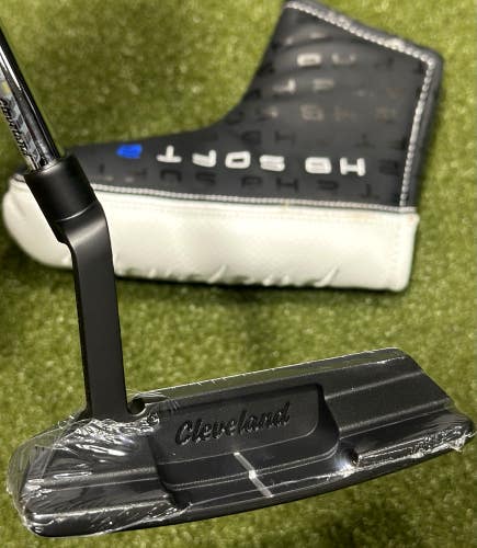 Cleveland HB Soft 2 Black #1 Blade Putter w/ All In Shaft 34" w/ Headcover NEW