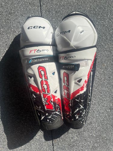 Senior CCM Jetspeed ft6 pro 15" Shin Pads (Used)