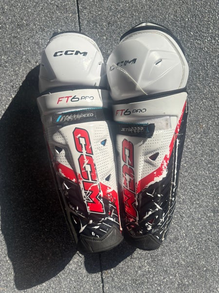 Senior CCM Jetspeed ft6 pro 15" Shin Pads (Used)