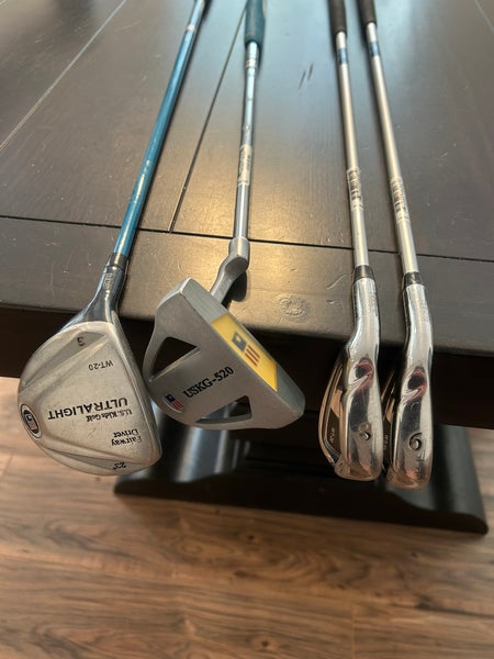 Junior US Kids Golf WT-20 Left Hand Clubs (Full Set) Junior 4 Pieces (Used)