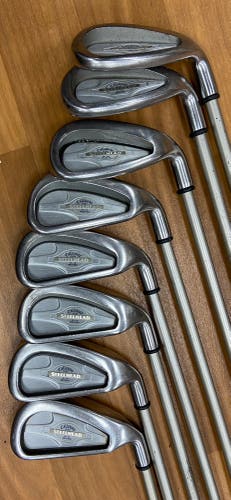 Callaway Steelhead X-14 RH Iron Set Clubs (#3,4,5,6,7,9,PW,SW)