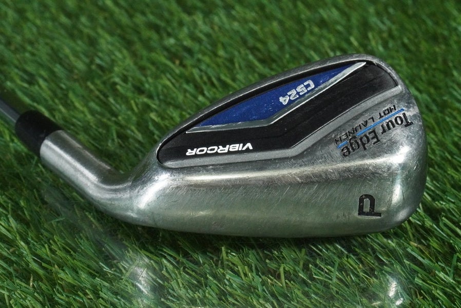 TOUR EDGE HOT LAUNCH C524 PITCHING WEDGE "P" VIBRCOR ELEVATE MPH STIFF FLEX RH