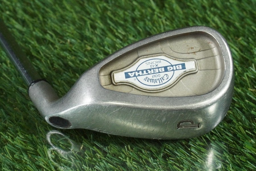 CALLAWAY BIG BERTHA X-12 PITCHING WEDGE "P" MEMPHIS "10" '98 STEEL SHAFT RH