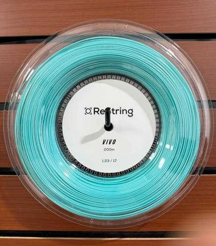 ReString Vivo Tennis String REEL, 200M, 1.23/17g, Co-Poly, sold by the Reel.