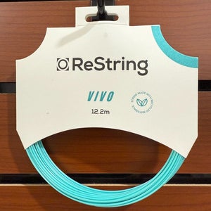 ReString Vivo Tennis String - Teal, 1.23/17g, Co-Poly, sold by the Pack.