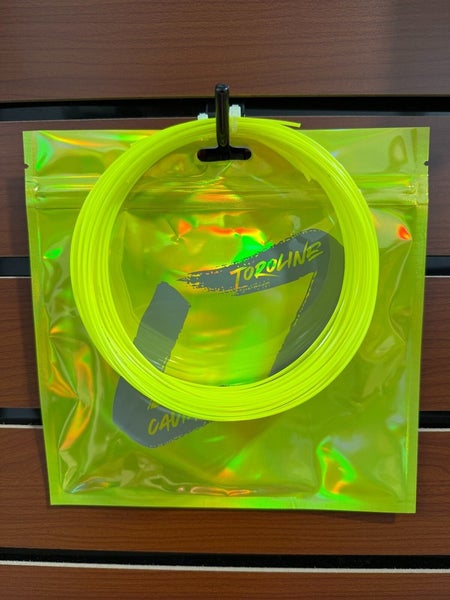 Toroline, Caviar Tennis String Set, 1.20/17g, Neon Yellow, Co-Polymer, Dealer