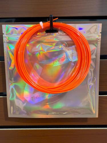 Toroline, Toro Toro Tennis String Set, 1.23/17g Neon Orange, Co-Polymer, Dealer
