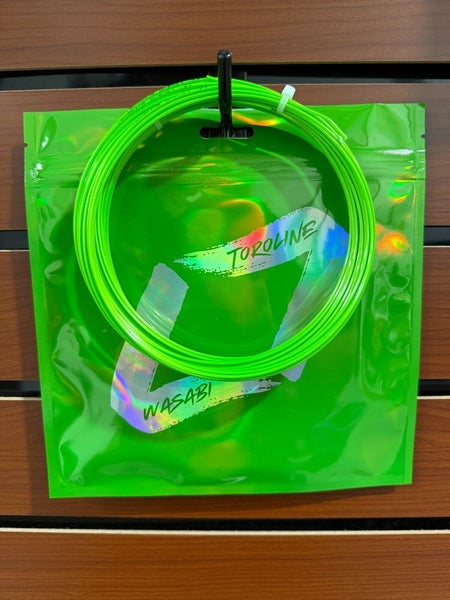 Toroline, Wasabi Tennis String Set, 1.23/17g, Neon Green, Co-Polymer Auth Dealer