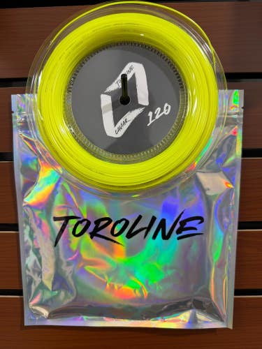 Toroline, Caviar Tennis String Reel, 1.20/17g, Neon Yellow, Co-Polymer, Dealer
