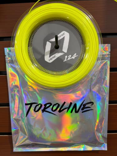 Toroline, Caviar Tennis String Reel, 1.24/16g, Neon Yellow, Co-Polymer, Dealer