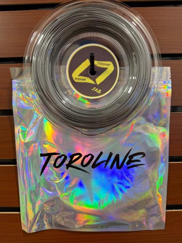 Toroline Wasabi Tennis String Reel, 1.23/17g Carbon Gray Co-Polymer, Auth Dealer