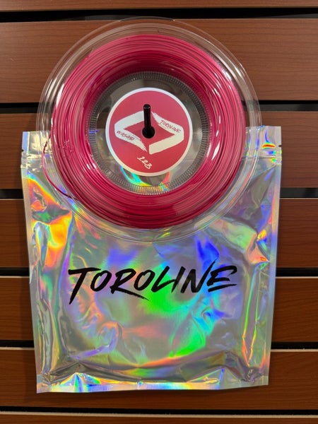 Toroline Wasabi Tennis String Reel, 1.23/17g, Red, Co-Polymer, Auth Dealer