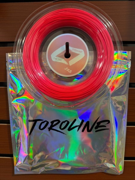 Toroline, Toro Toro Tennis String Reel 1.23/17g, Neon Orange, Co-Polymer, Dealer