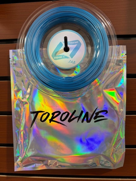 Toroline, Wasabi X Tennis String Reel, 1.23/17g, Neon Blue, Co-Polymer, Dealer
