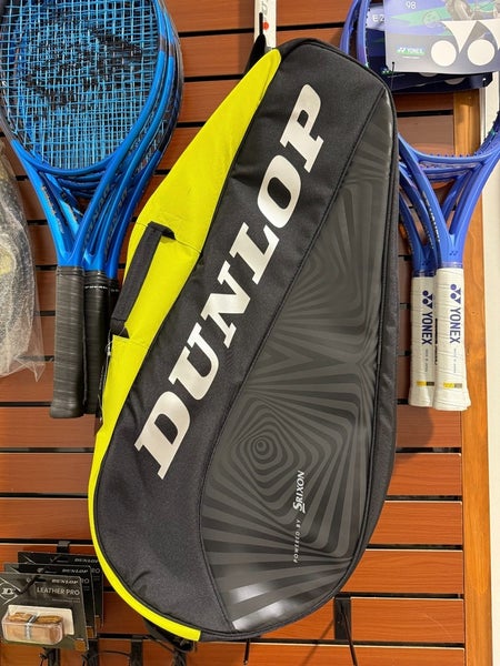 Dunlop SX Performance Thermo 3 Racket Bag, Black/Yellow, auth. Dunlop dealer