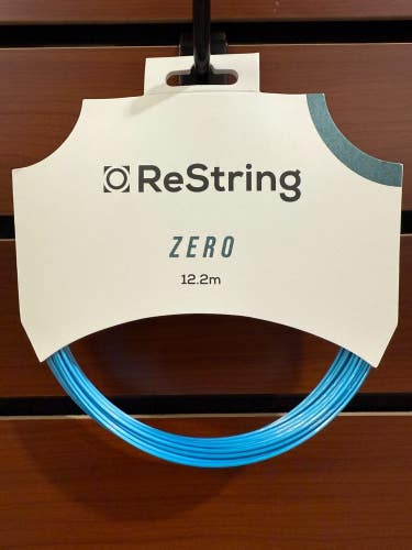 ReString Zero Tennis String - Sky Blue 1.23/17g, Co-Poly, sold by the Pack.