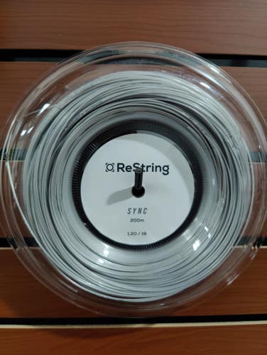ReString Sync Tennis String REEL, 200M, 1.20/18g, Co-Poly, sold by the Reel.