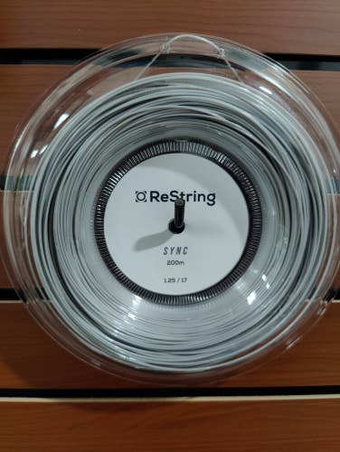 ReString Sync Tennis String REEL, 200M, 1.25/17g, Co-Poly, sold by the Reel.