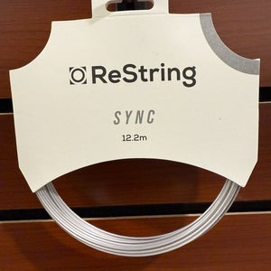 ReString Sync Tennis String - Gray, 1.20/18g, Co-Poly, sold by the Pack.