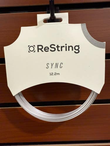 ReString Sync Tennis String - Gray, 1.20/18g, Co-Poly, sold by the Pack.