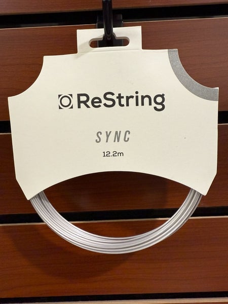 ReString Sync Tennis String - Gray, 1.20/18g, Co-Poly, sold by the Pack.