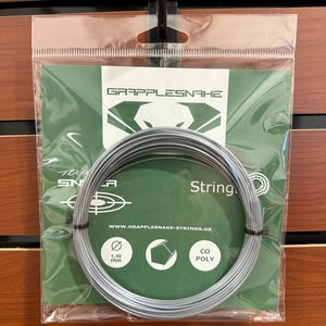 Grapplesnake Tour Sniper Tennis String set, Gray, 1.30mm, Co-Poly, sold by Pack.