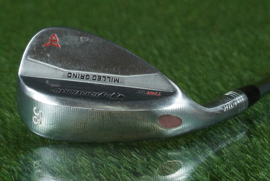 TAYLORMADE MG 1 58 13 WEDGE LOB MILLED GRIND TRUE TEMPER S400 STIFF LEFT LH