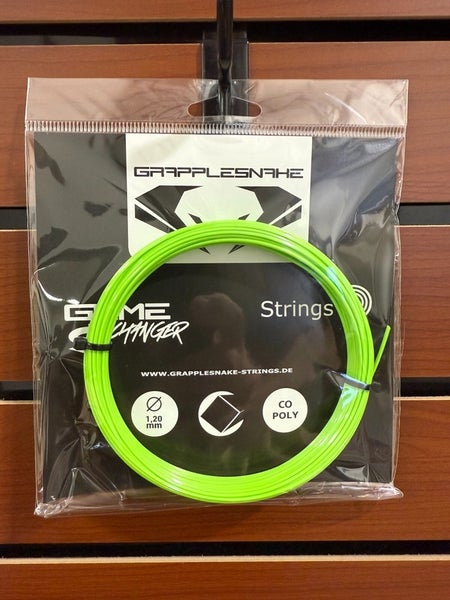 Grapplesnake Game Changer Tennis String set, 1.20mm, Co-Poly, sold by Pack.