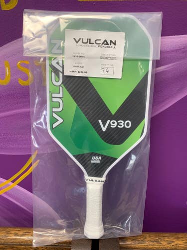 Vulcan V930 Emerald Pickleball Paddle, NEW, Ships FREE