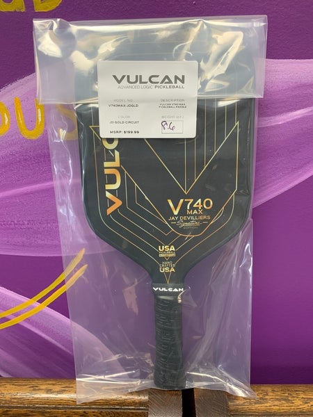 Vulcan V740 Max Jay Devilliers Pickleball Paddle, NEW, Ships FREE