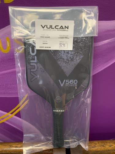 Vulcan V560P Smoke Pickleball Paddle, NEW, Ships FREE