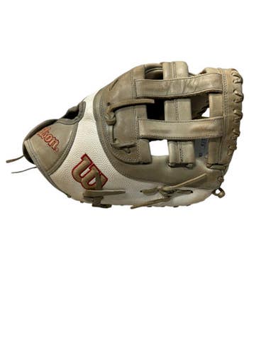 Used Wilson FP1BSS BB/SB First Base RH Throw Grey And White 12 1/2" 11835-S000200659