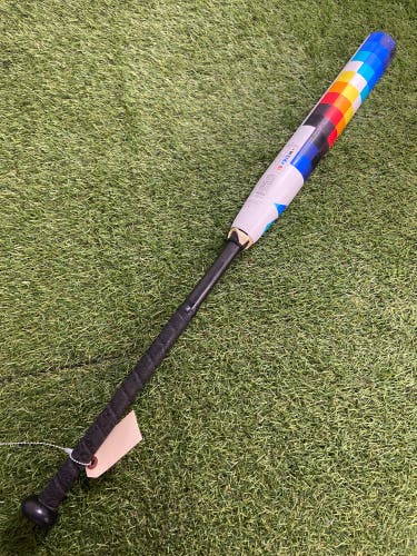 White 2023 DeMarini Prism+ Composite Bat (-10) Composite 23 oz 33" (Used)