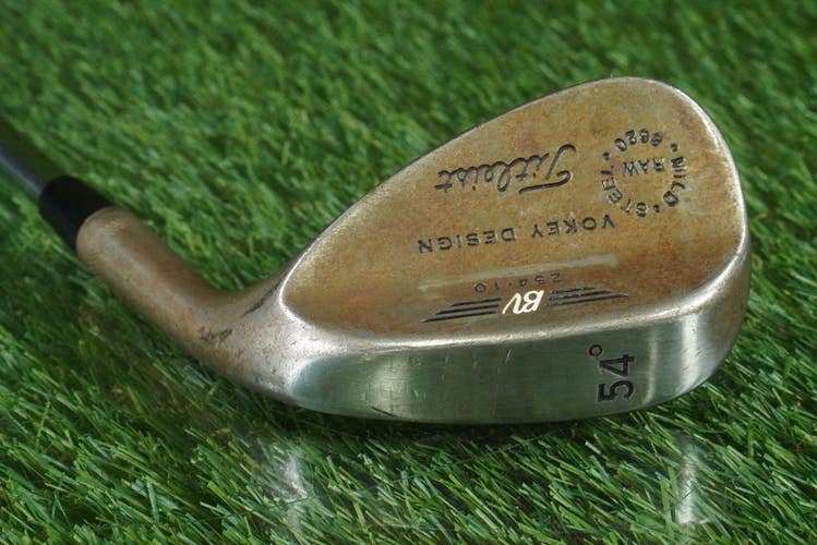 TITLEIST VOKEY RAW 54 10 WEDGE SAND 254 10 MILD STEEL 8620 TRUE TEMPER RH