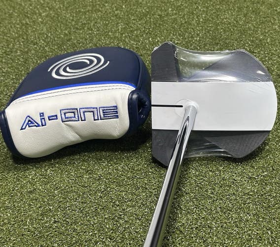 Odyssey Ai One Square 2 Square MAX Stripe Center Shaft Putter 35" w/ Cover NEW!